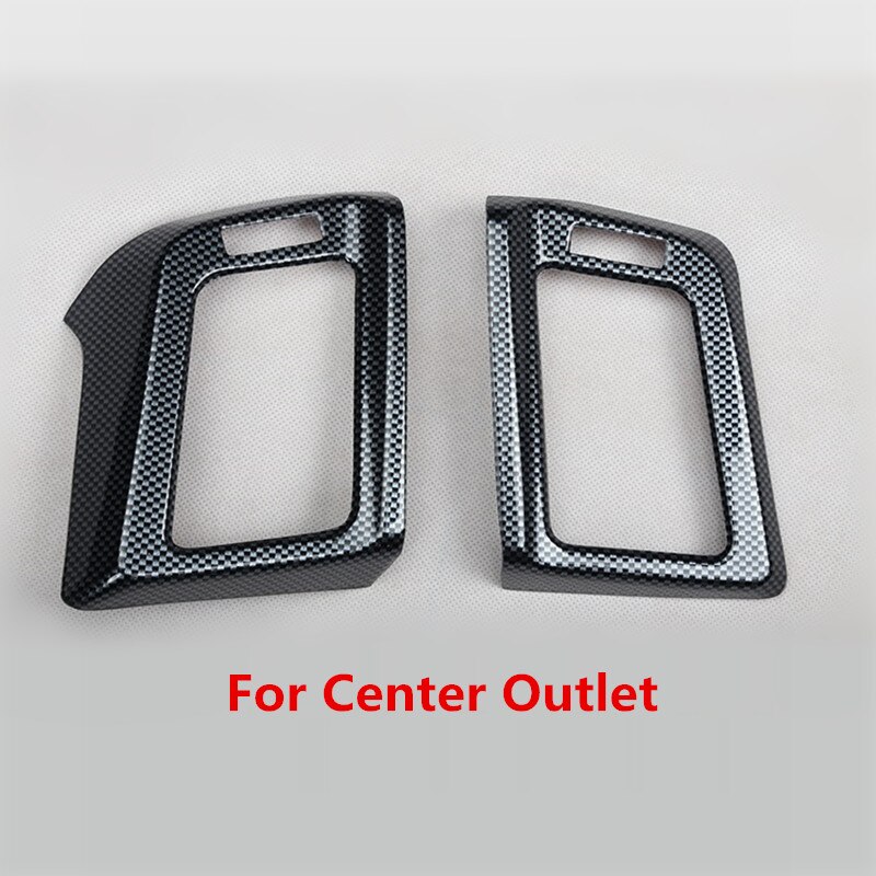 Karbonfiber trykt bil interiør vindu kontroll girpanel deksel utløpsmåler støping listverk til toyota rav 4: til utløp