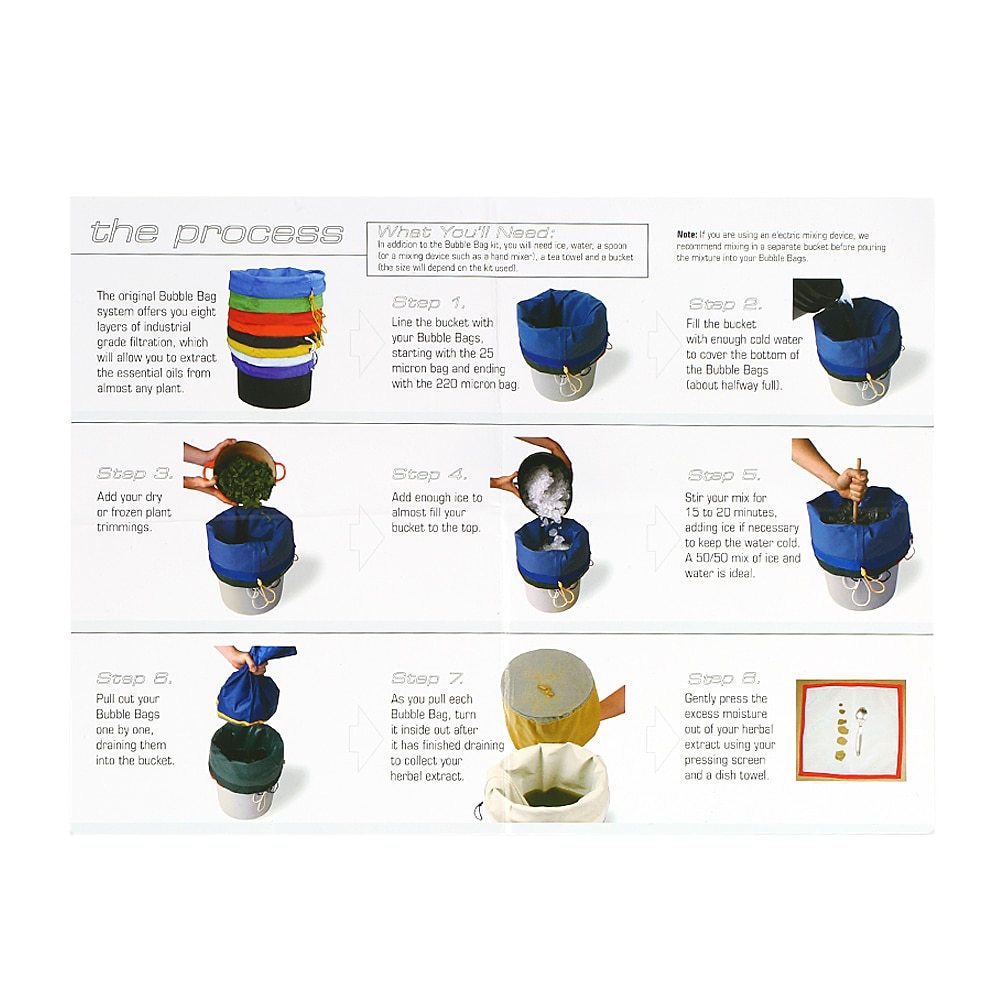 8/5/4Pcs Filter Zak Bubble Bag Garden Grow Bag Ice Hash Kruiden Zakken Essentie Extractor Kit extractie Planten Groeiende Zakken Mesh