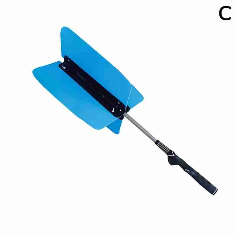 Golf trainer Rubber and Stainless Steel Golf Warm-up Swing Stick Power Fan Practice Pinwheels Wind Resistance Trainer: C