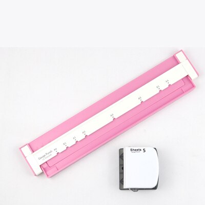 Multifunctional Multi-hole Punch A4 Paper 30-hole B5 26-hole A5 20-hole Binding Clip Daolin Loose-leaf Punch Diy Manual Punch: A06