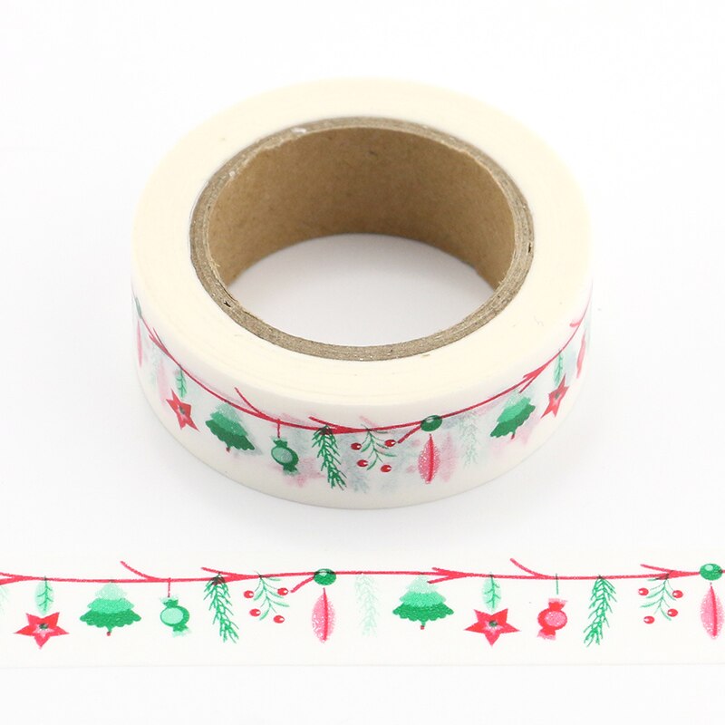 Ruban adhésif Washi pour masquage de joyeux noël, décoration pour étiquette Scrapbooking, Diy bricolage: B237