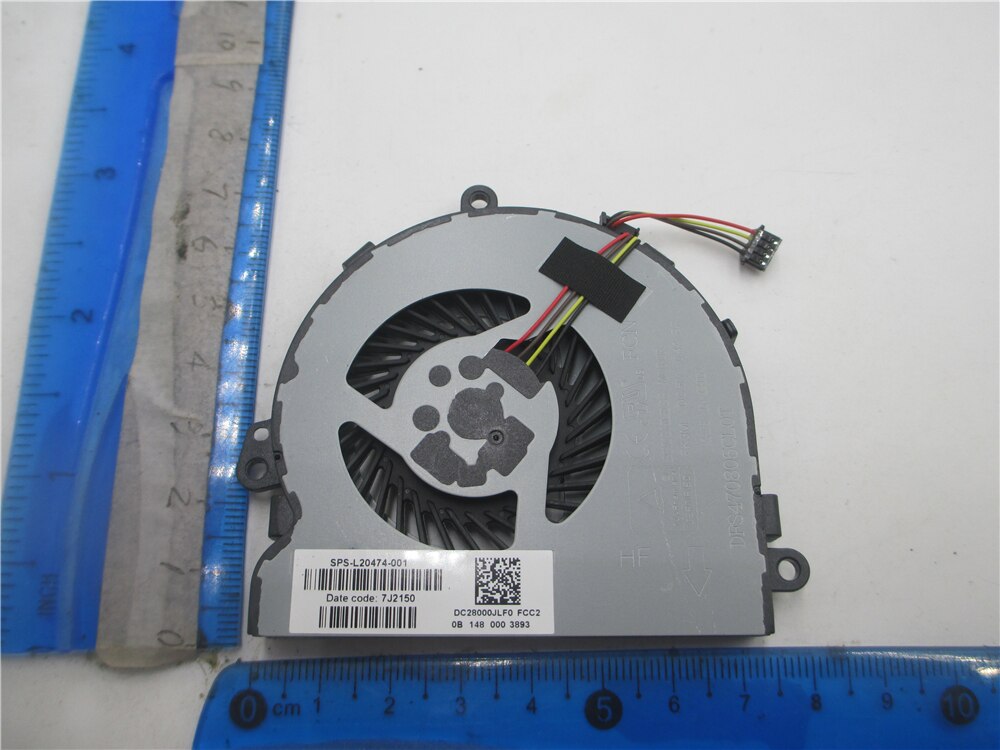 Cpu Fan Koeler Notebook Pc Voor Hp 15-DB 15-DB0011DX 15-DB0011WM Ep Fcc2 15-DB0066WM L20474-001 KSB05105HAAEP 7J18C0