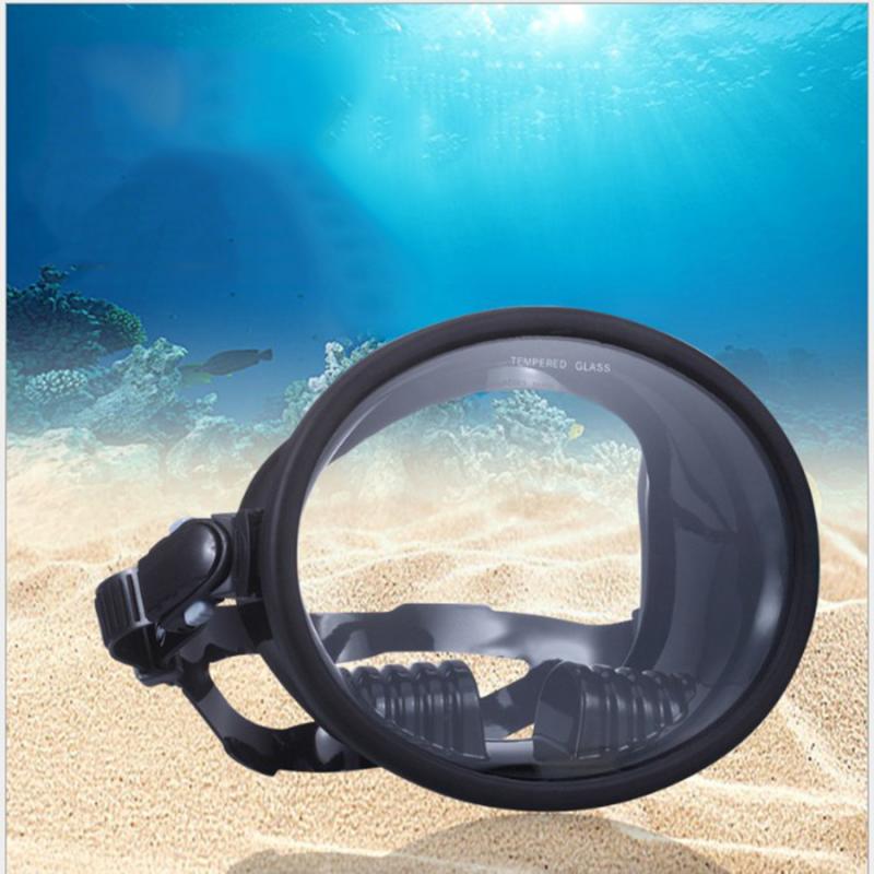 6.3X5 Inch Snorkel Mask Scuba Dive Bril Snorkelen Gear Silicone Duikbril Kit Met Crystal Clear View Onderwater