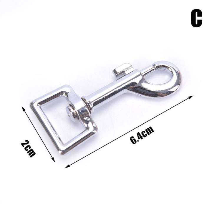 65mm/70mm/80mm/90mm/100mm/120mm Stainless Steel Bolt Snap Hook Clip Diving Singel Hook BCD Accessories Tools: Navy Blue