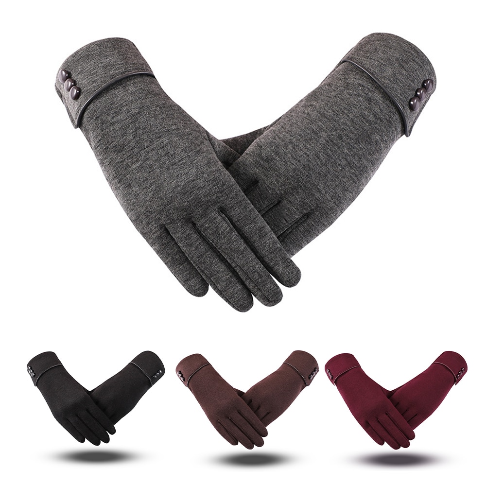 Vrouwen Touch Screen Winter Handschoenen Herfst Warme Handschoenen Pols Wanten Rijden Ski Winddicht Handschoen Luvas Guantes Handschoenen