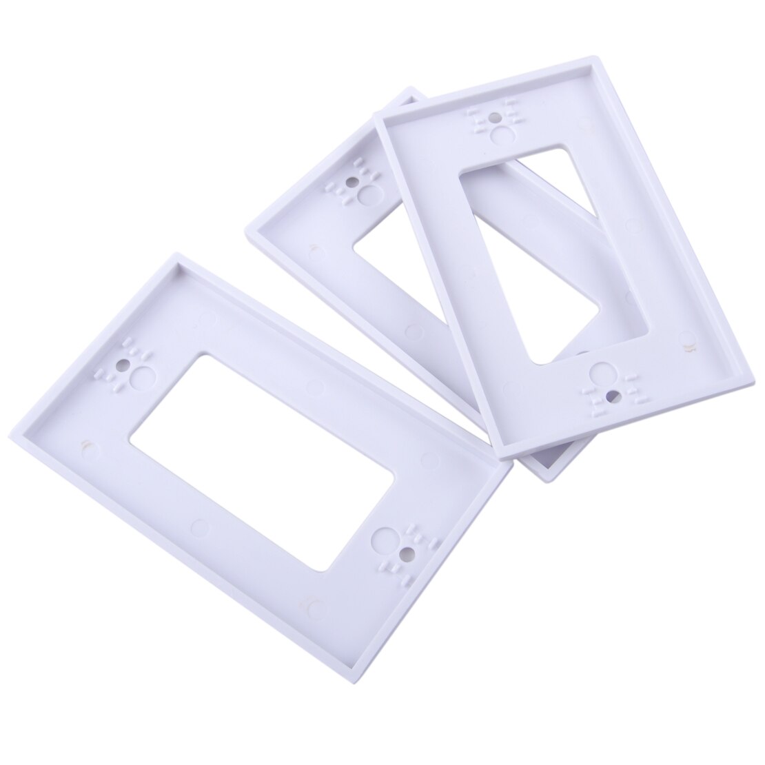 LETAOSK 1pc 11.4cm*7cm Faceplate Blank Wall Outlet Socket Plate Keystone Jack Replacement