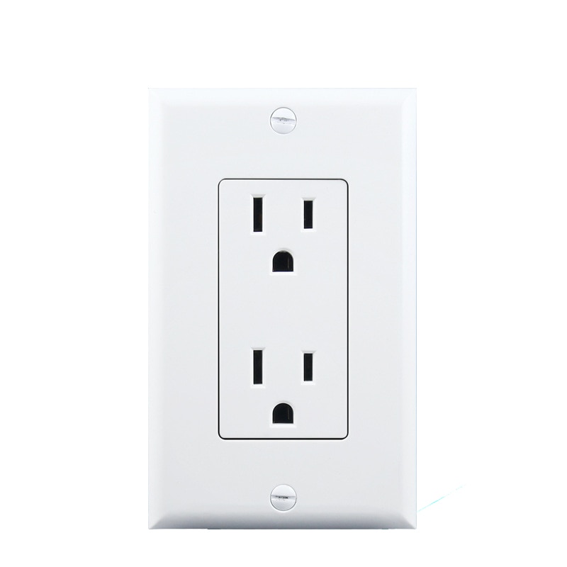 125V North America 15A American Standard Power Socket 15A Double American UL Socket US Wall Panel Socket