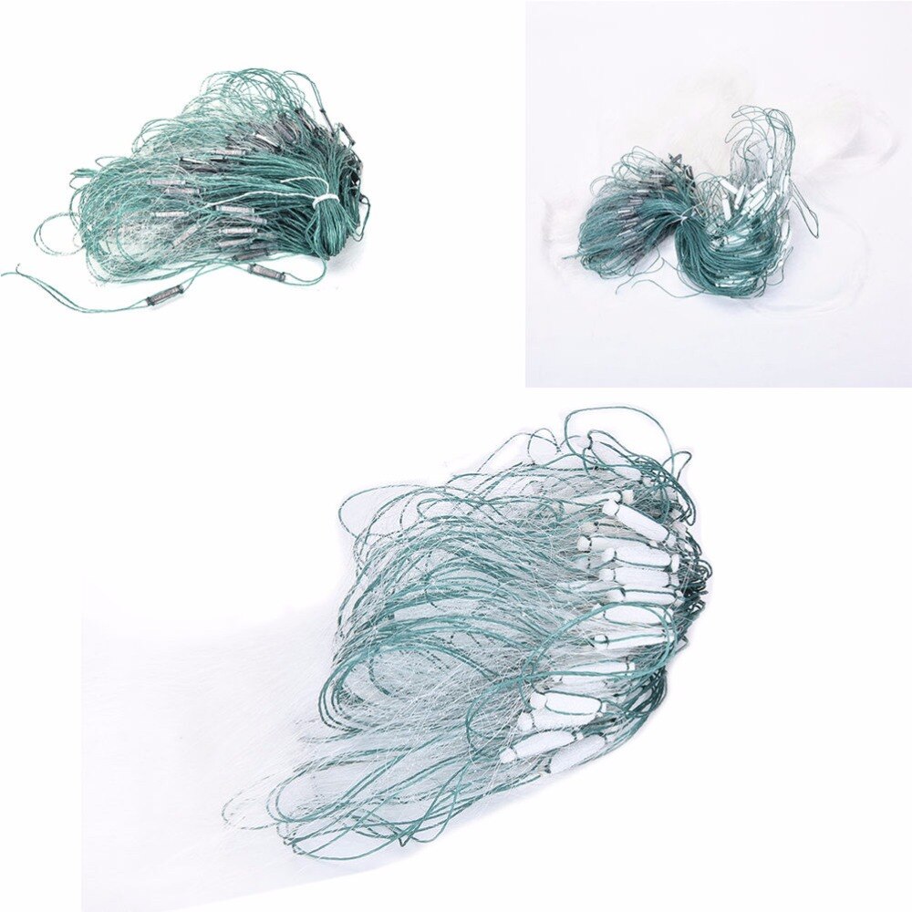 20M 3 Layers Gill Fishing Net with Float Fish Trap Rede De Pesca Fishing Network Tools