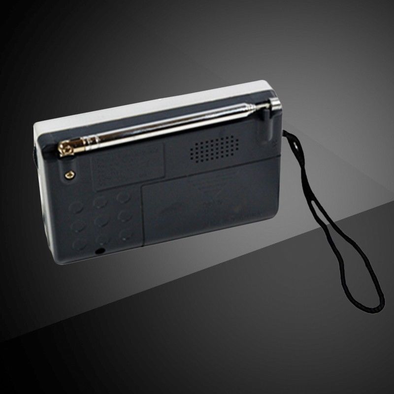 Mini bærbar radio håndholdt digital am/fm lommestørrelse radio slim teleskopisk antennemodtager