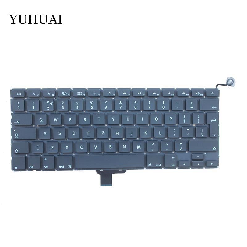 UK Laptop Keyboard For Apple Macbook Pro A1278 MC700 MC724 MD313 MD314 UK Keyboard Replacement