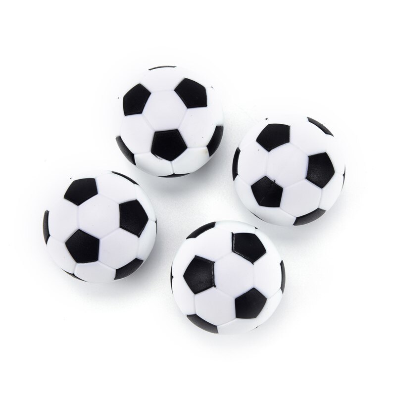 Futbolín de 32mm, balón de fútbol de plástico, futbolín Soccer, para deportes, juegos interiores redondos 4 Uds.