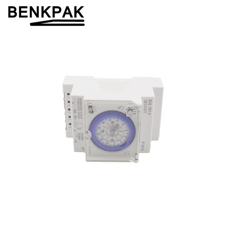SUL 181d Analog 24 hours 3-Module Segment Mechanical DIN RAIL Timer Switch with Power Reserve SUL181d