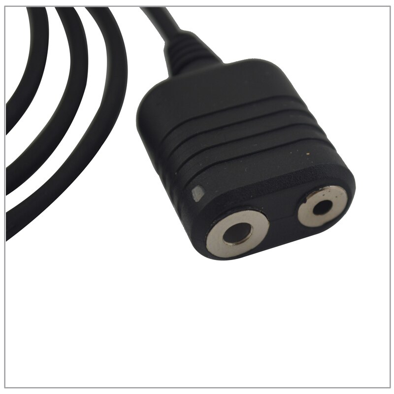 Walkie-talkie K type 2 broches, haut-parleur, Microphone, casque, oreillette mâle à femelle, rallonge, câble pour Kenwood BaoFeng UV-5R