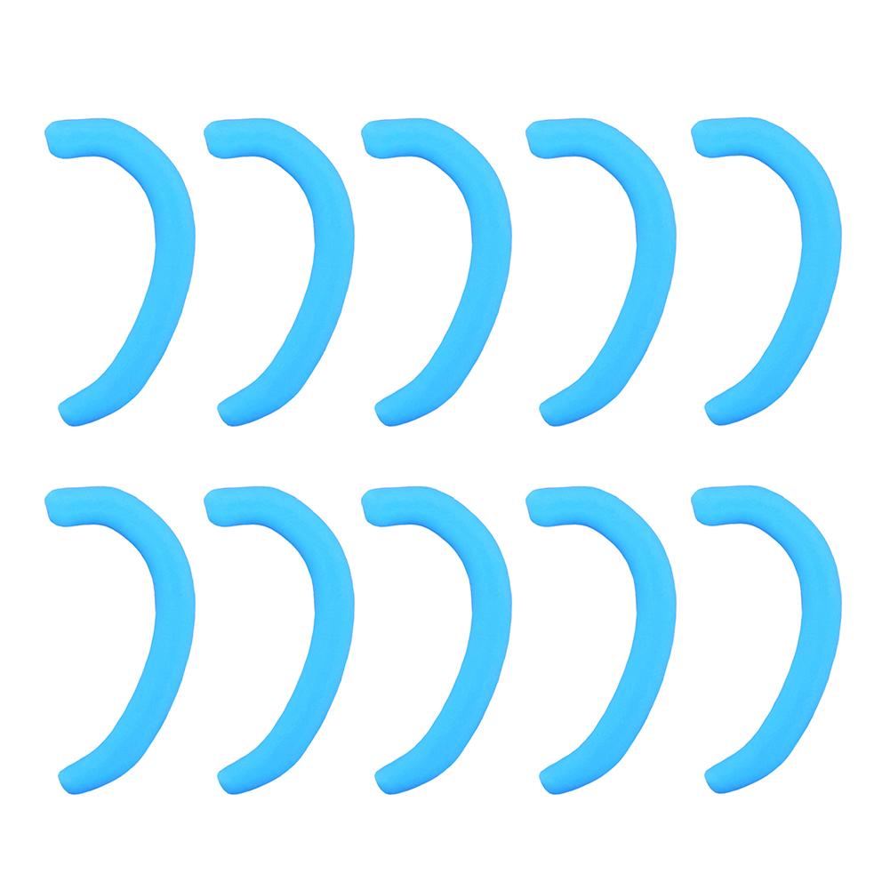 10Stck Silikon OhrbüGel Abdeckung Weichen Bequemen Ohr Schutz Haken Ohrhörer Gel Maske Zubehör Weiche OhrbüGel Abdeckung: Blau