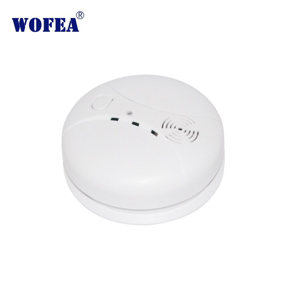 Wofea smart wifi sikkerhedsalarmsystem wifi gateway røgalarm med video kamera system app kontrol sms og telefonopkaldsmeddelelse: 1 stk røgalarm