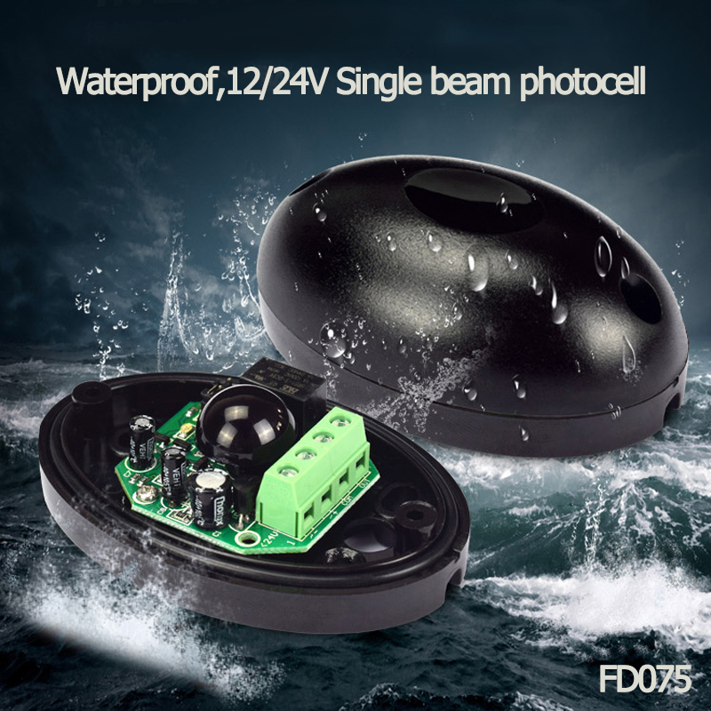 2Pair 15m waterproof photocell IR beam sensor for gate openers car park boom barrier gate/gate stopper