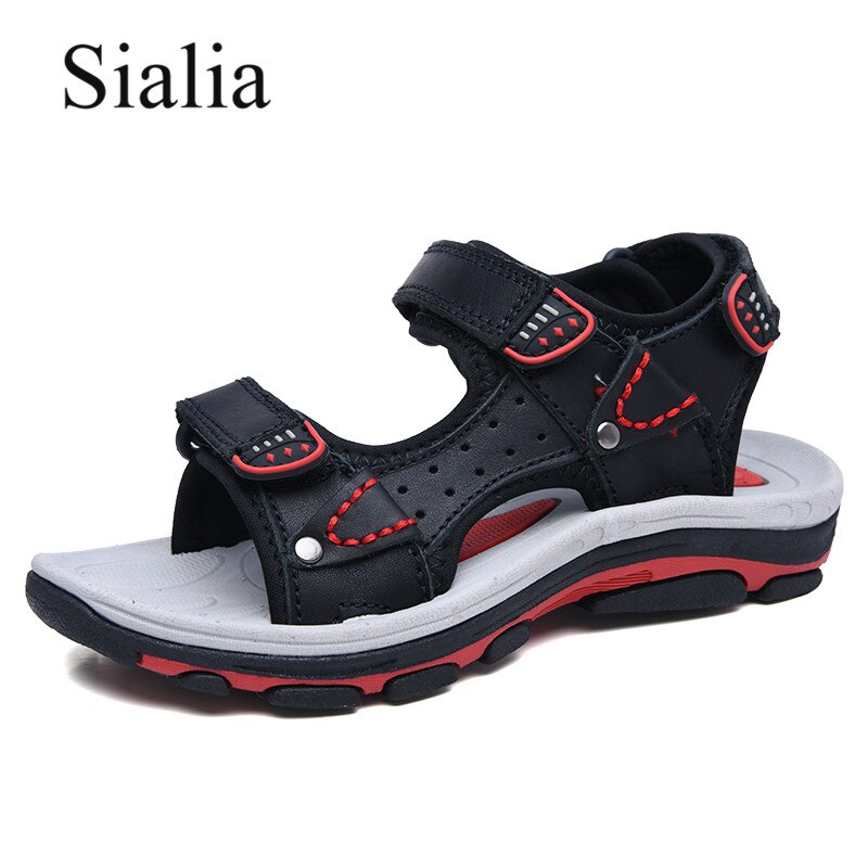 Sialia åndbare børnesandaler til børn sko drengesandaler pigesko sommerstrand åndbart skolefodtøj med åben tå