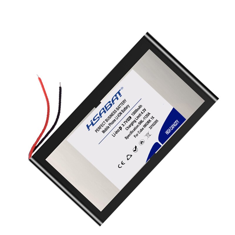 [ HSABAT ] 13000mAh Tablet Replacement Battery for Cube IWORK 1X IWORK1X i30