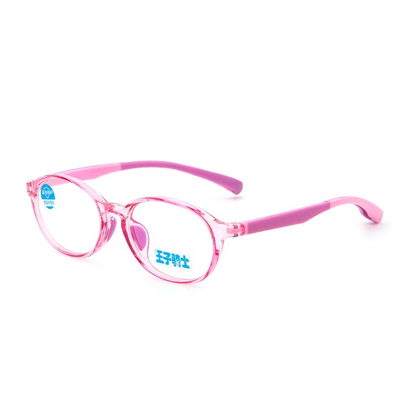 Gafas ovaladas de luz azul para niños, lentes con montura óptica, bloqueo transparente, antirreflectante, para ordenador, de 8 a 12 años,: C6