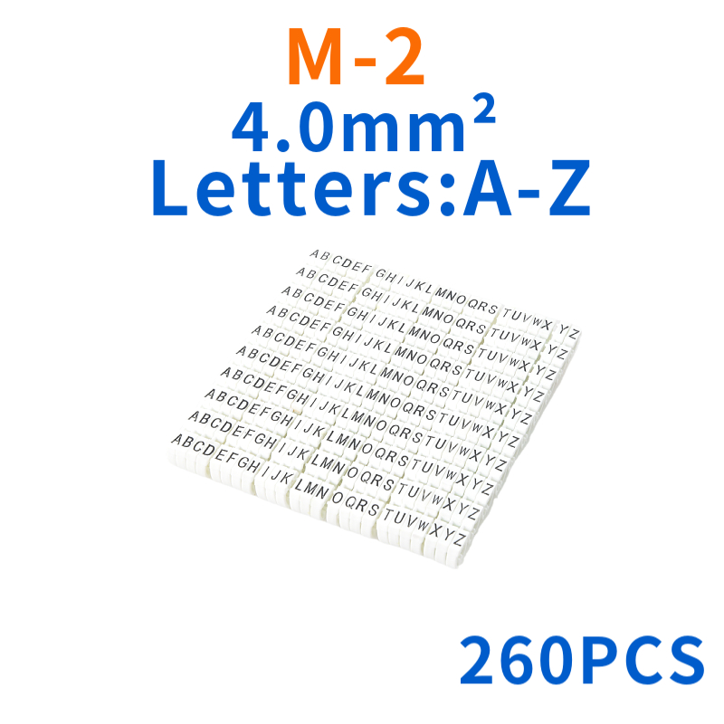 Kabel Draad Marker Tag Label Netwerkkabel voor Cat5e Cat6 Type Meerkleurig Nummer Letter Netjes Markering Vast Koord Mouw 2-8mm: Heldere Oranje