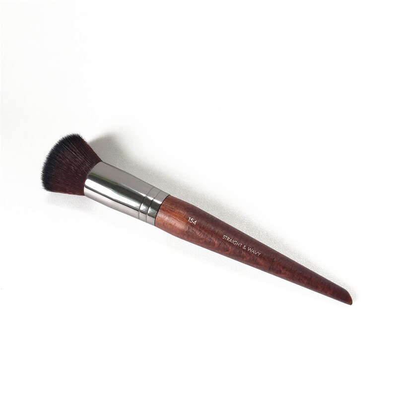 Buffer blush kwast 154 -  platte punt blush poeder foundation kwast - beauty make-up kwasten blender