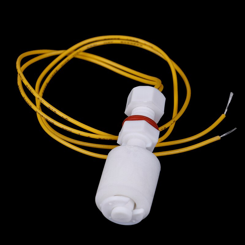 DC 220V PP Floating Ball Switch Liquid Water Level Sensor Horizontal Float Switch Down 0.5A