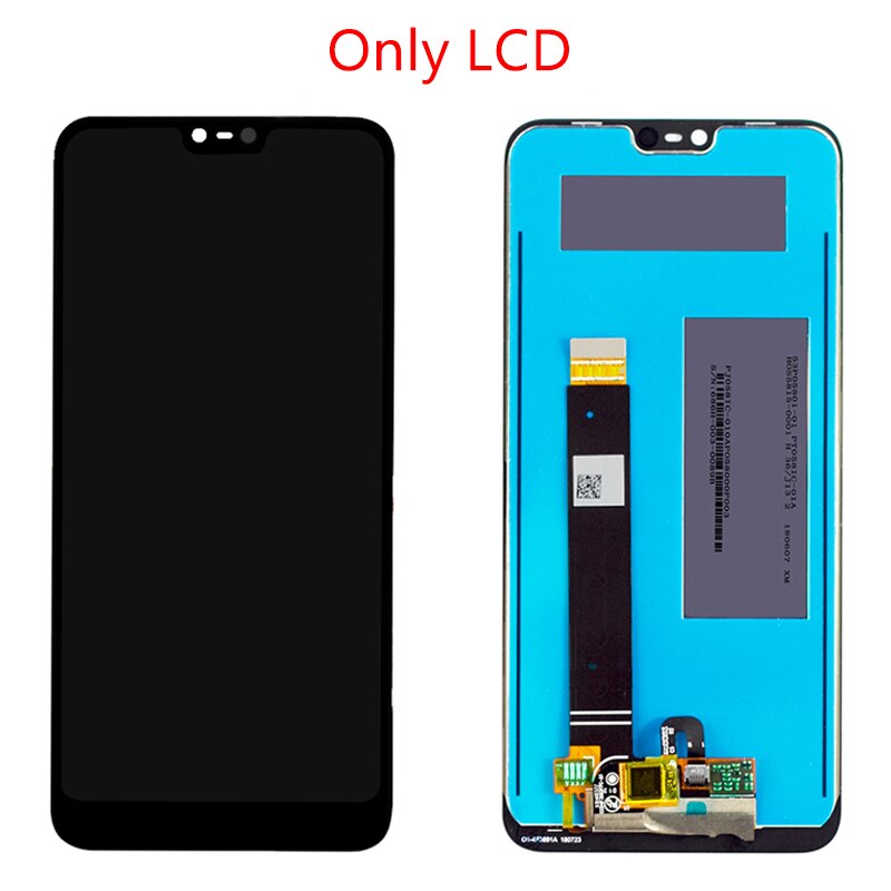 Nokia 7.1 LCD Display - 5.84" IPS Screen Replacement - Touch Digitizer Assembly - Black