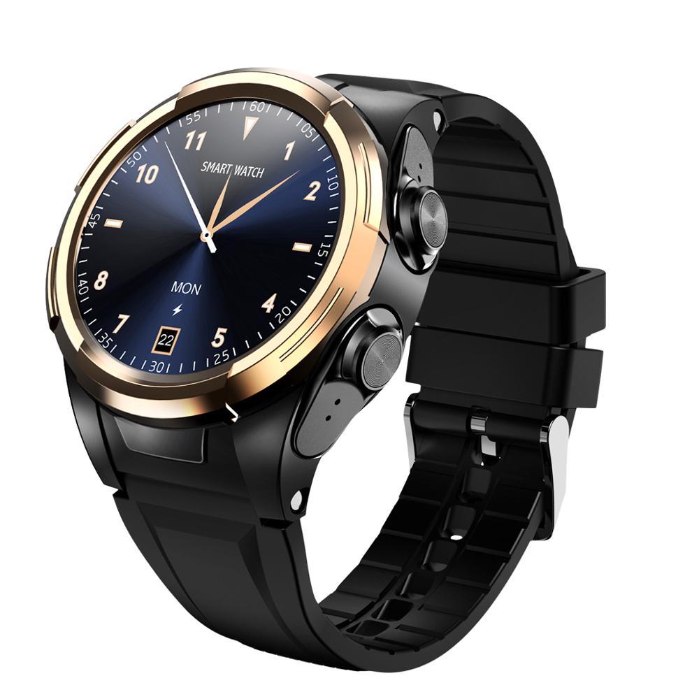 Smartch Smartwatch Men - Bluetooth Earphones, Body Temp Thermometer, Full Touchscreen, 1.3" Display