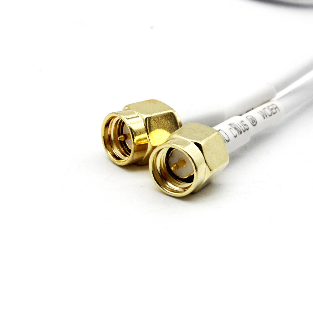 Dlenp 4G LTE Mimo Antenne Panneau 2 Mètres 2-SMA pour Huawei E5776 E5786 E5377 E5372 E5573 E589 Aircard AC779S AC810S 700-2600Mhz