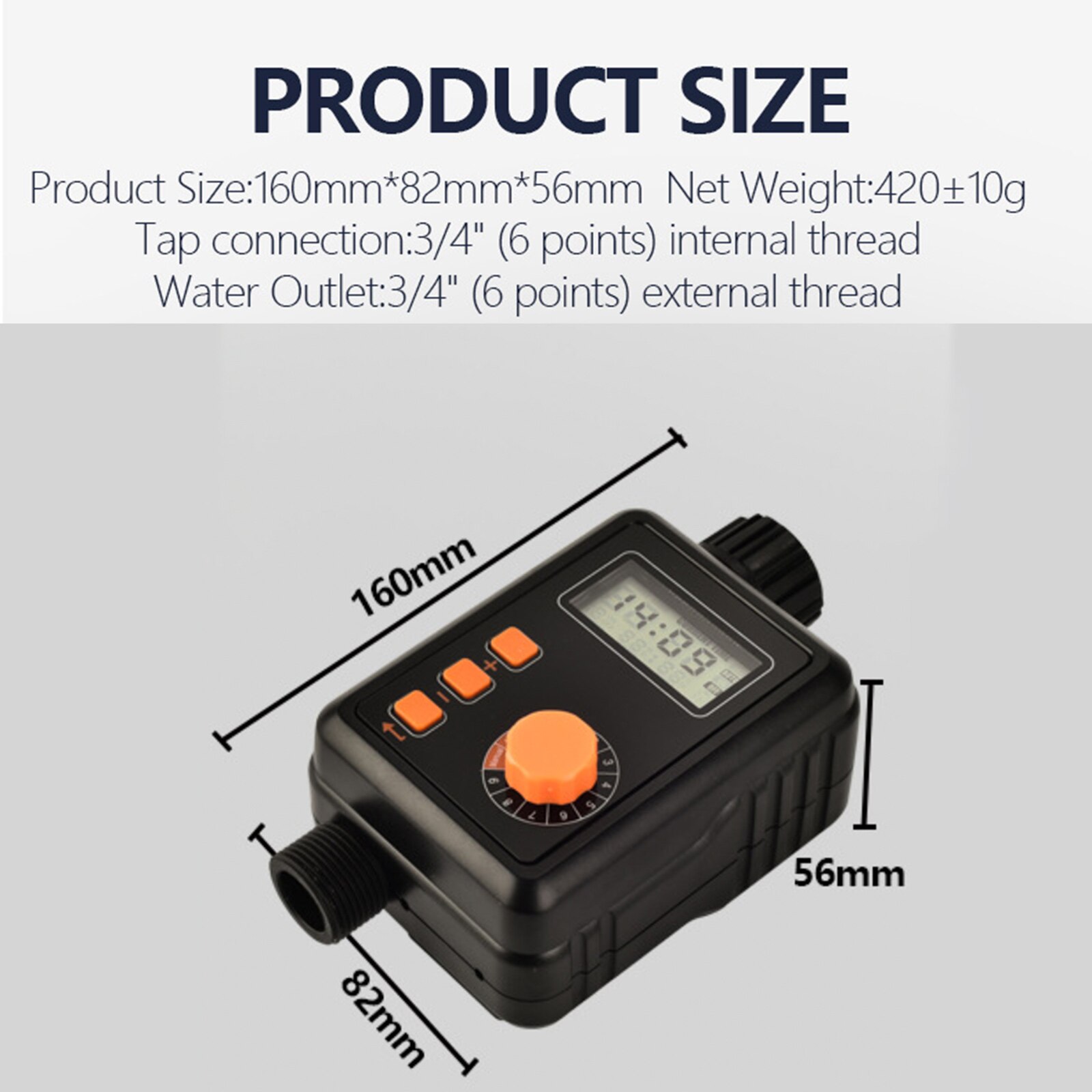 Programmable Garden Digital Electronic Water Timer Solenoid Valve Garden Irrigation Controller For Garden,Yard