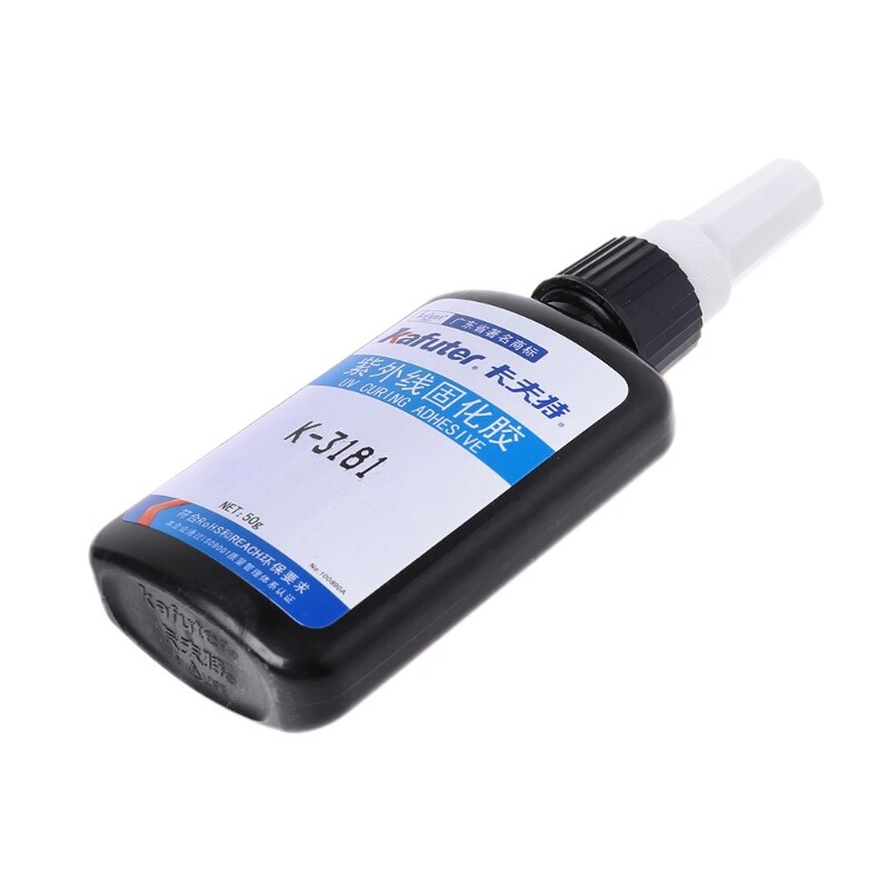 Kafuter K-3181 UV Light Adhesive Strong Bonding For Metal Glass Cure Glue