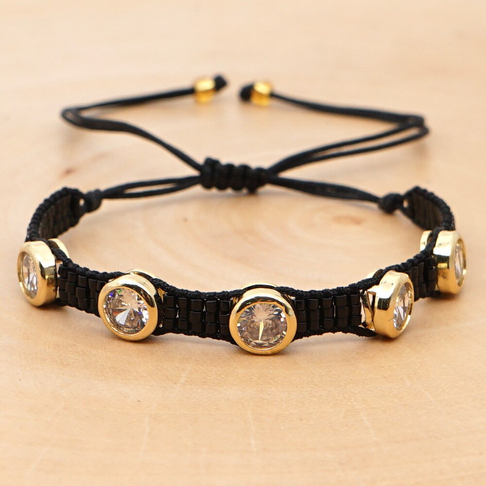 Bluestar Turkse Evil Eye Miyuki Armband Voor Vrouwen Crystal Bead Pulseras Mujer Chic Handgemaakte Geweven Weefgetouw: C