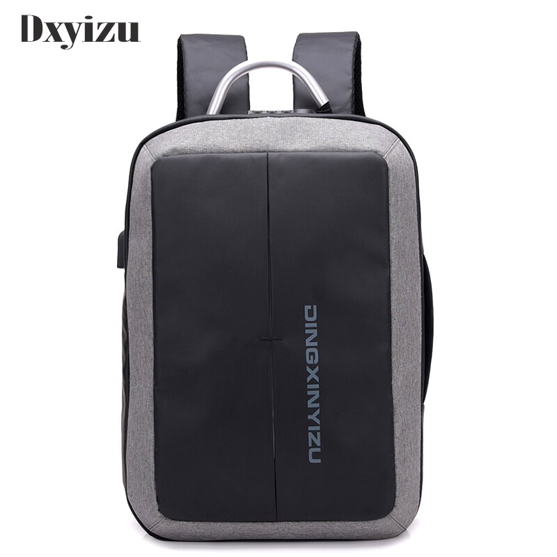 Anti-Diefstal Laptop Tas Usb Lading Rugzak Notebook Tas Voor Zakelijke Mannen Universele Unisex Casual Rugzak