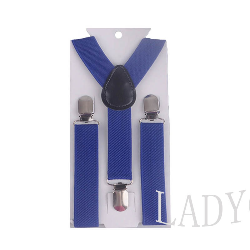 Soild Color Children Belt Baby Boys Girls Suspenders Clip-on Y-Back Braces Elastic Kids Adjustable suspenders suspenders: a14