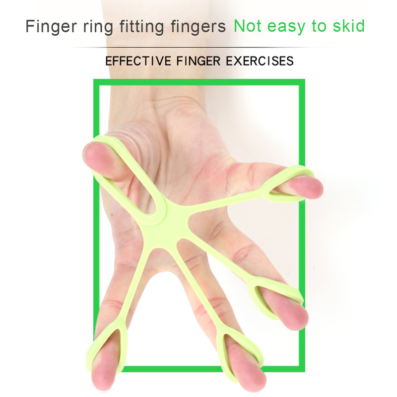Hand Puller Finger Resistance Bands Exercisers Stretcher Rehabilitation Training Pull Ring Hand Expander Grip Finger Pull