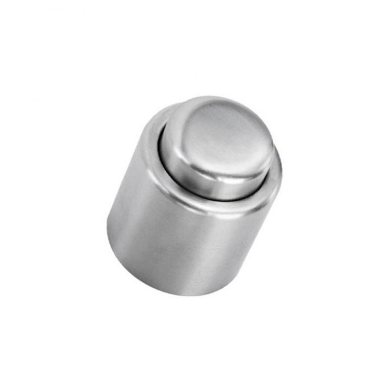 5Pcs Rvs Wijnfles Stop Vacuüm Rode Wijn Cap Sealer Verse Keeper Bar Gereedschap Fles Cover Keuken Accessoires