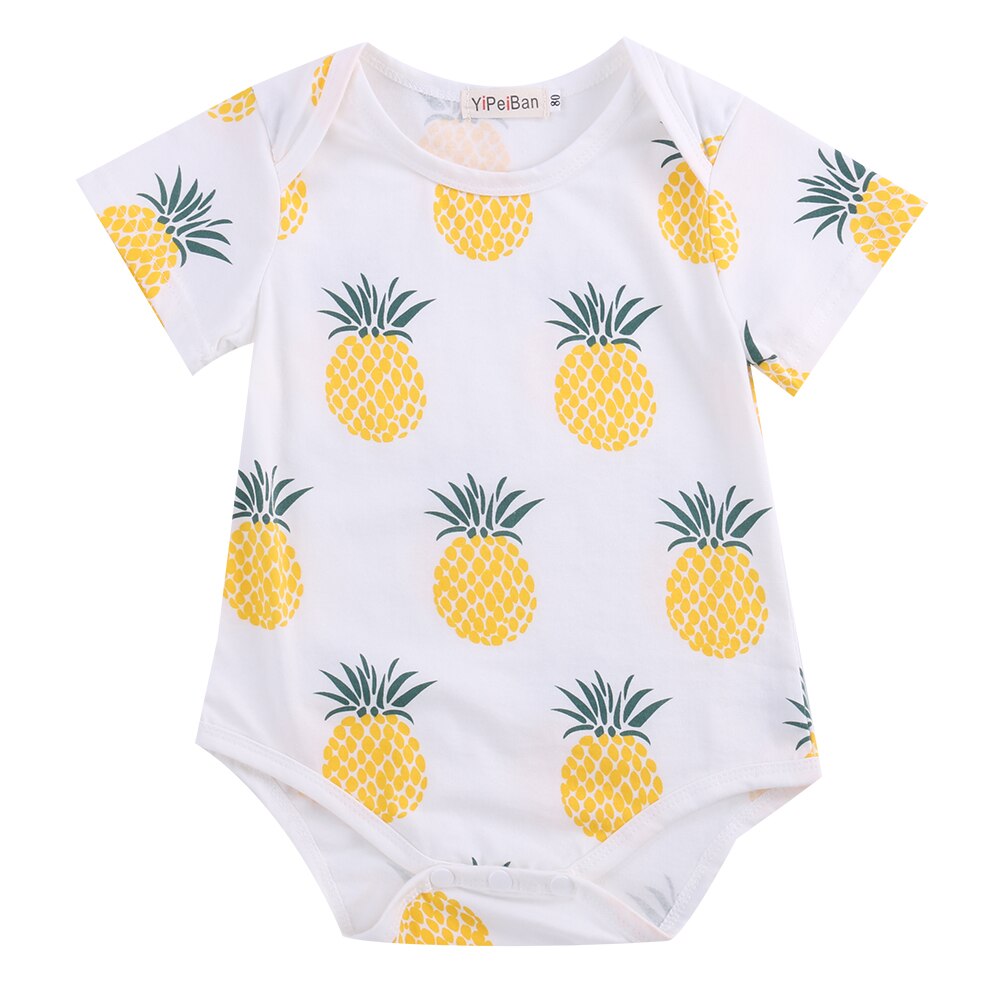 Infant Baby Boy Girl Clothes Cotton Short Sleeve Jumpsuit Bodysuit Outfits Summer Clothes 0-24M: color 1 / 12M