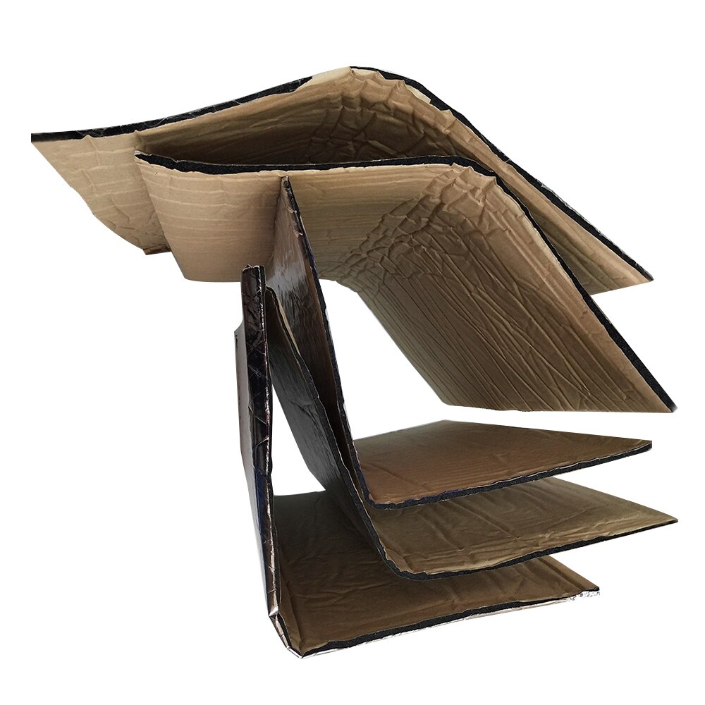 5 kpl 10mm 500 x 500mm 20 〃 x20 〃 auto henkilöauto kuorma-auto palomuuri lämpöäänieristysmatto auton lämpökilpi