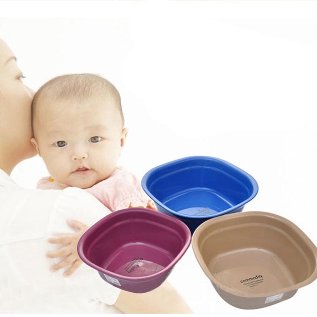 Tragbare freundlicher Waschbecken Baby Arsch Waschen Becken Kunststoff zerschmettern nachweisen Badewanne Gesicht Fuß Waschbecken