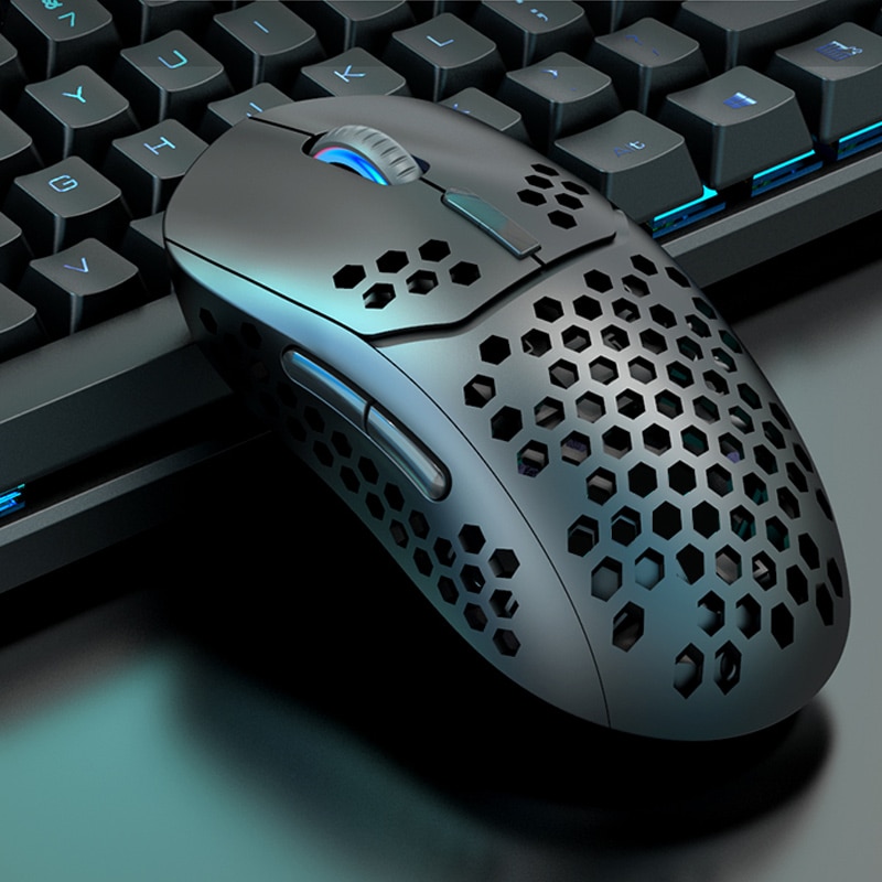 Wireless Gaming Mouse Bluetooth 5.0+2.4G Mouse Gamer Rechargeable 2400DPI Optical Ergonomic Computer Mouse Wireless For Laptop