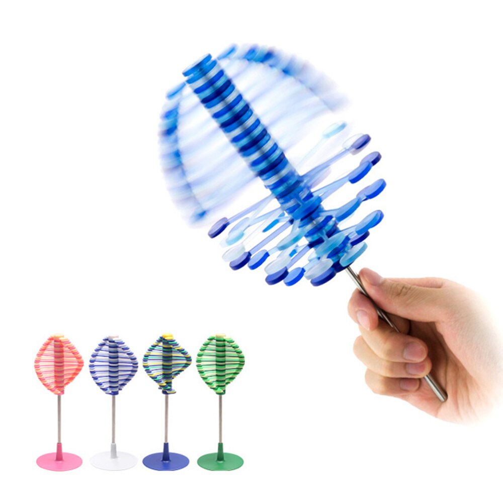 1 stuk roterende lolly decompressie speelgoed bureau plezier stressverlichter draai speelgoed tafeldecoratie drukverlagend speelgoed