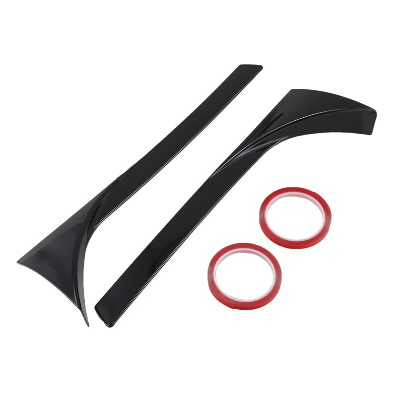 Car Rear Window Spoiler Side Wing Splitter Trim for Tiguan MK2 Gloss Black: Default Title