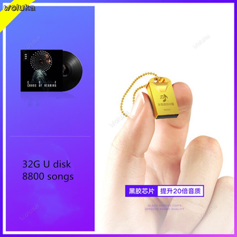 Car U disk with song SD card 32G popular pop music u disk car memory TF card mp3 CD50 Q04: C