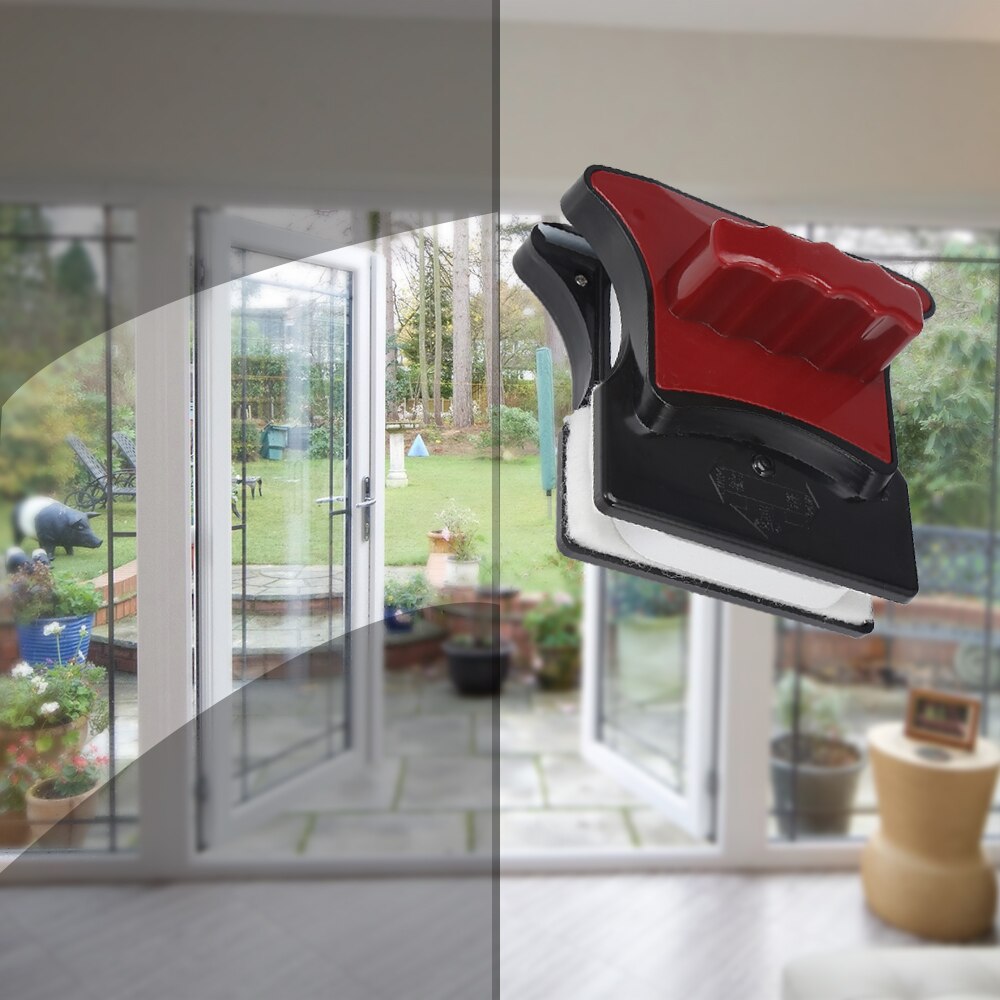 Dobbeltsidet magnetisk vinduesrenser glasrudebørster til vask af vinduer husholdningsrengøringsværktøjer