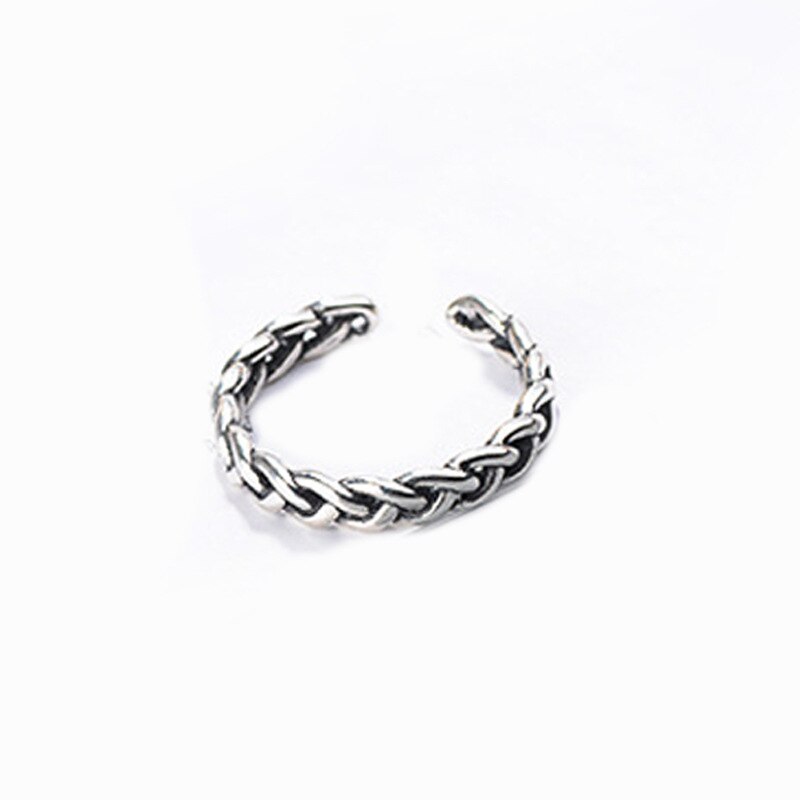 Persoonlijkheid Gothic Vintage Kettingen Ringen Voor Vrouwen Bridal Wedding Engagement Punk Verstelbare Antieke Ringen Rock Sieraden
