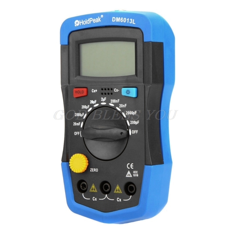 Handheld Digital Capacitance Meter Capacitor Tester Capacimeter Electronic Auto