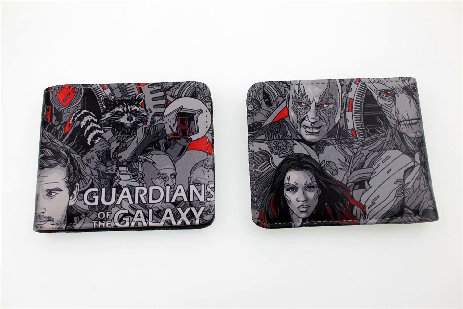 Gardiens de la galaxie hommes femmes PU portefeuille porte-monnaie unisexe portefeuilles ID/porte-carte de crédit: 2