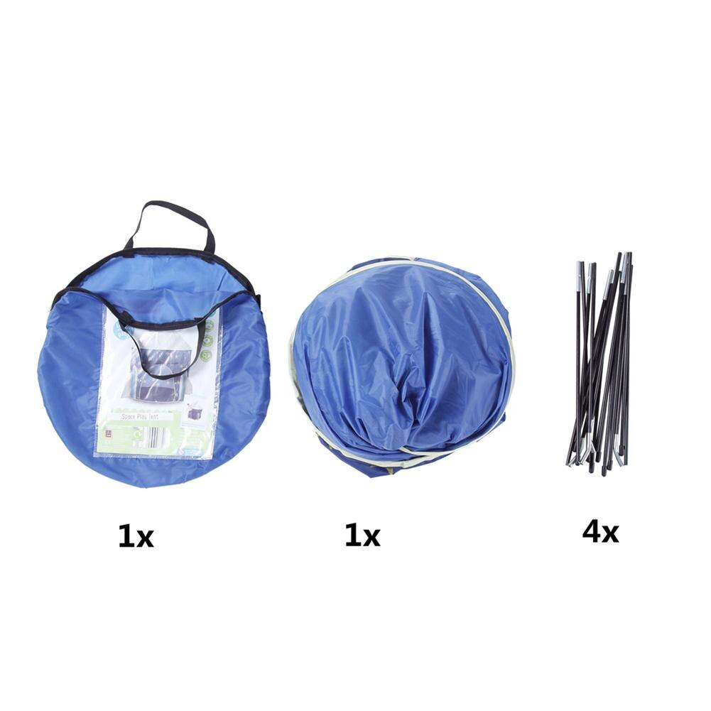 Children's Tent Folding Baby House Star Rocket Castle Projection Rocket Ship Play Tent Spaceship Playhouse Ocean Game Ball Pool