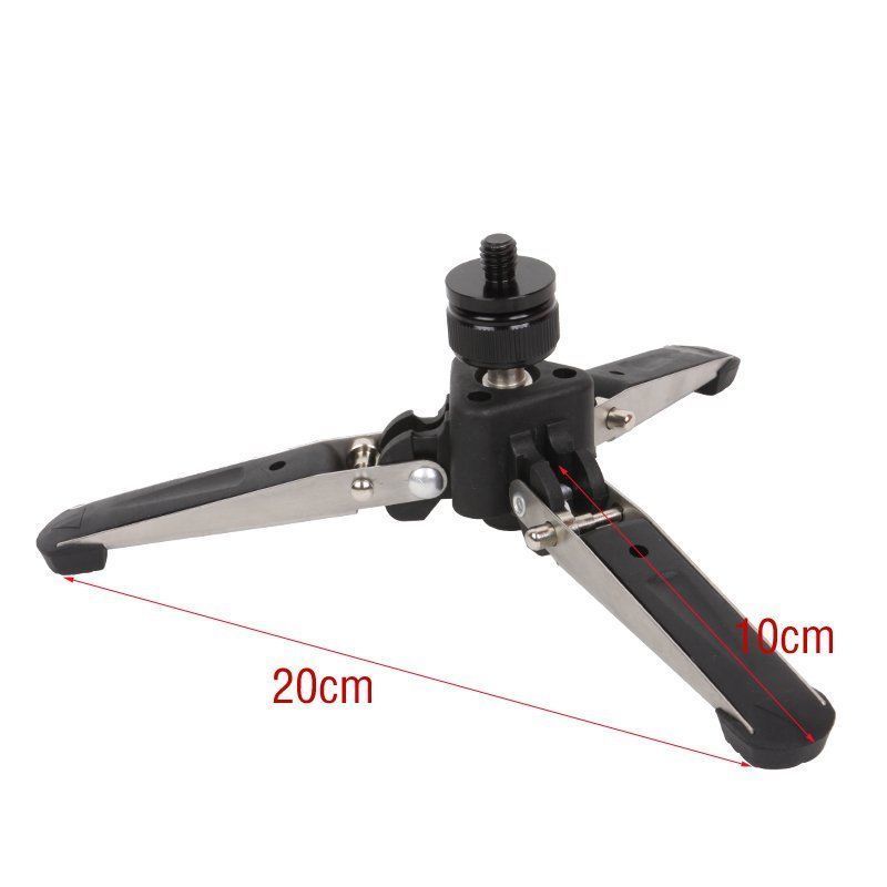 Universele 3/8 "Schroef 3-Feet 3-leg Monopod Ondersteuning Stand Base Voor Camera Camcorder