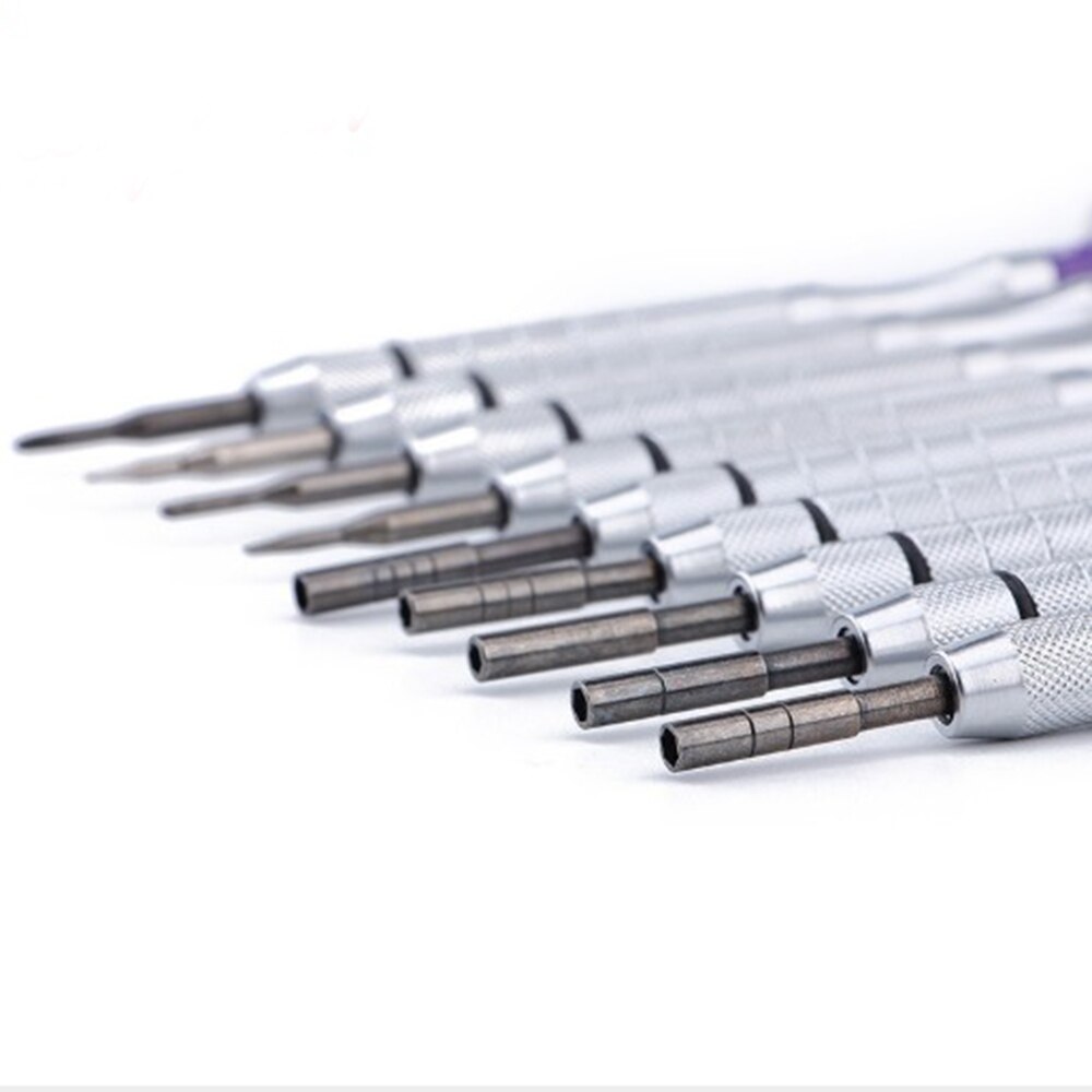 screwdriver set with swivel stand,easy to use,available for glasses,watches etc 9pcs screwdriver set